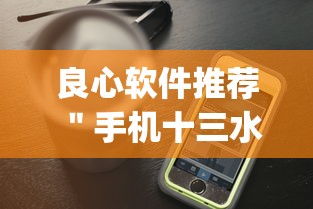 良心软件推荐 ＂手机十三水万能开挂器通用版	”开挂(透视)辅助教程