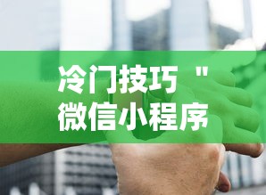 冷门技巧 ＂微信小程序赣牌圈辅助器”必胜开挂神器